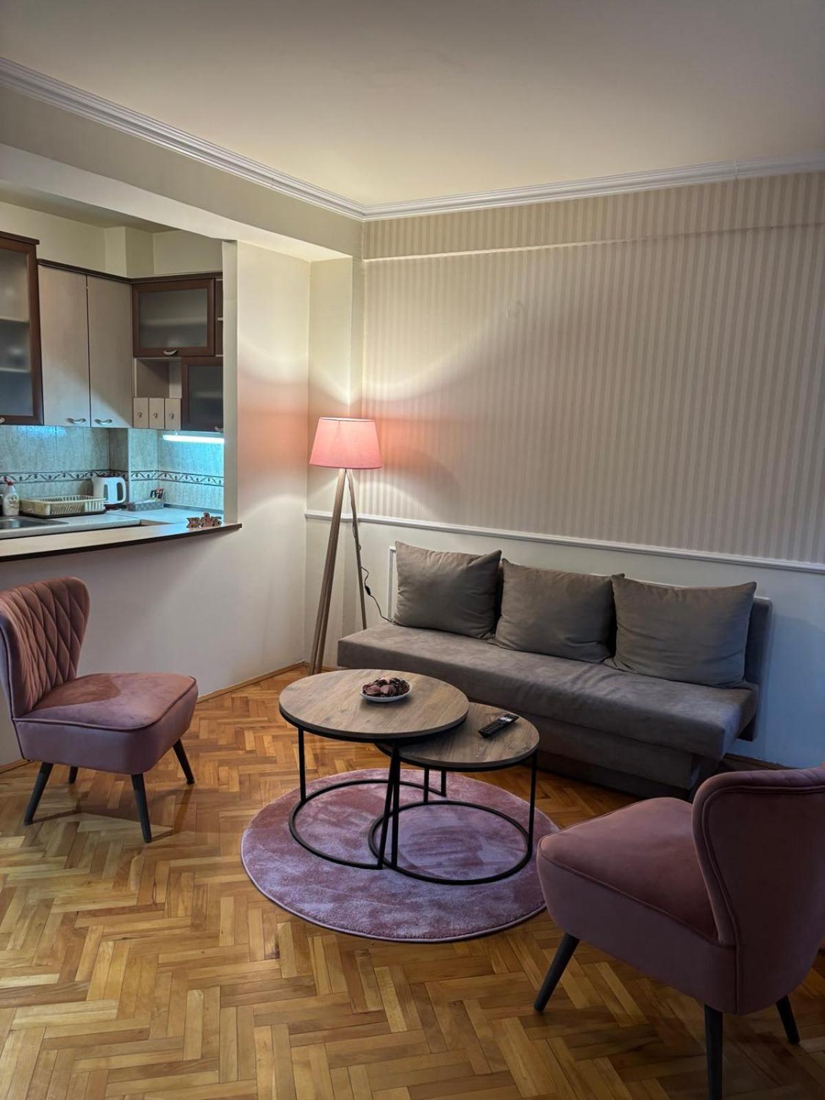 Lovely Square Apartment Purple Velvet Skopje Extérieur photo